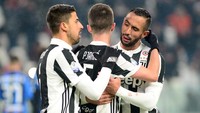 Kemenangan ini membuat Juventus lolos ke final dengan keunggulan agregat 2-0 setelah di leg pertama mereka menang 1-0. Foto: Massimo Pinca/Reuters