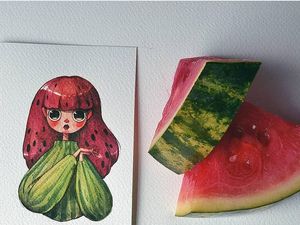 Ini Jadinya Kalau Kembang Kol hingga Semangka Disulap Jadi Karakter Keren