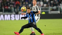 Leg kedua semifinal Coppa Italia mempertemukan Juventus dan Atalanta di Allianz Stadium, Rabu (28/2/2018). Foto: Massimo Pinca/Reuters