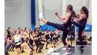 Zumba menjadi olahraga lain yang ditekuni oleh Anna. Ini bukti saat dia menjadi instruktur. (Foto: dok. Instagram)