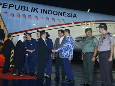 Foto: Wiranto dan Anies Sambut JK Pulang dari Afghanistan