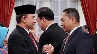 Foto: Saat Komjen Buwas Salami Irjen Heru yang Baru Jadi Kepala BNN