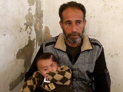 Hindari Serangan Rezim Assad, Bayi Karim Tinggal di Bawah Tanah