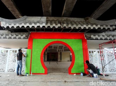 Foto: Unik, Arsitektur Musala di Tanjung Priok ini Bergaya Oriental
