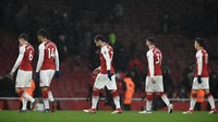Kekalahan ini membuat peluang Arsenal finis empat besar mengecil. Mereka masih tercecer di peringkat keenam, berjarak sepuluh poin dari zona Liga Champions. Foto: Tony OBrien/Action Images via Reuters