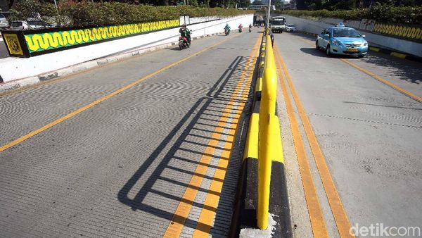 Jelang Piala Adipura, Underpass Mabes Polri Kini Tampil Cantik