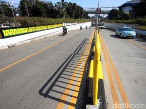 Jelang Piala Adipura, Underpass Mabes Polri Kini Tampil Cantik