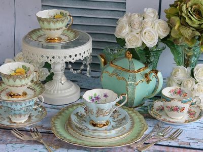 10 Tea Set Bertema Shabby Chic Ini Bikin Ngeteh Makin Nikmat