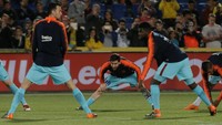 Barcelona datang ke Estadio Gran de Canaria, Jumat (2/3/2018) dini hari WIB untuk menghadapi Las Palmas. Bertekad menang, Blaugrana menurunkan pemain terbaiknya. (Foto: Santiago Ferrero/Reuters)