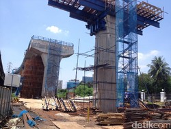 Lulus Evaluasi, Konstruksi Layang Becakayu Belum Dimulai