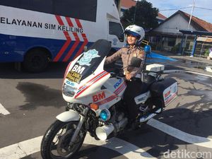 Rutinitas Bripda Adelia, Kunjungi Sekolah-sekolah hingga Naik Moge