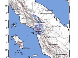Gempa 3,9 SR Guncang di Tapanuli Sumut