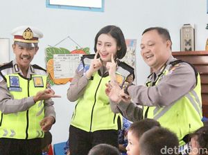 Sosok Bripda Adel, Polwan Cantik yang Viral karena Berseragam SMP