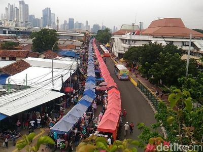 Foto: Jl Jatibaru Tanah Abang yang Diwacanakan Dibuka Lagi