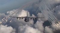Detik-detik Pesawat Malaikat Maut AC-130 AS Beraksi di Udara