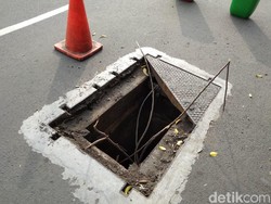 Polisi Cek CCTV Selidiki Viral Pencurian Tutup Gorong-gorong di Depok