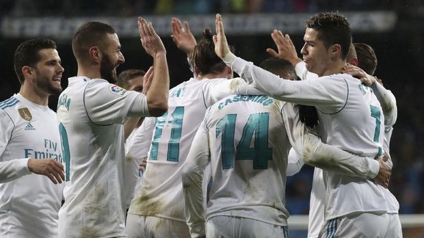 Real Madrid menjadi kontestan perempat final Liga Champions dengan gelar juara terbanyak. (