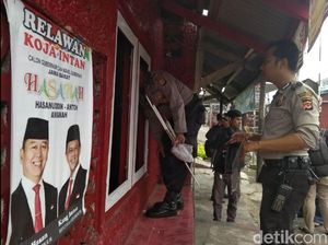 Posko PDIP di Sukabumi Dirusak Gerombolan Bermotor