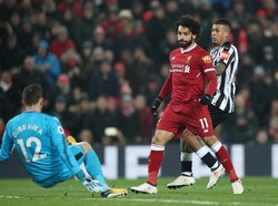 Gol Salah Bawa Liverpool Ungguli Newcastle