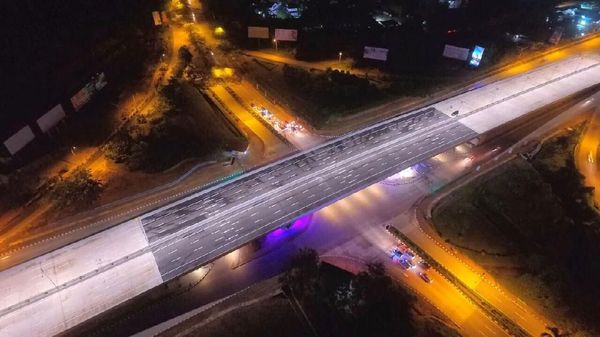 Keren! Begini Indahnya Flyover Laluan Madani di Batam