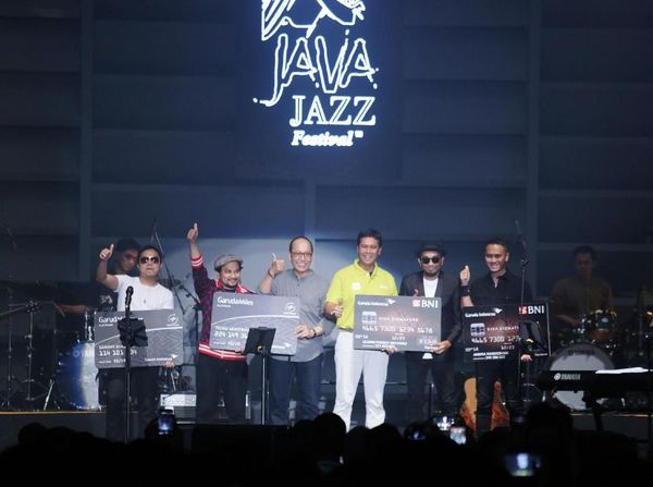 BNI dan Garuda Indonesia Beri Apresiasi Kepada Musisi di Java Jazz Festival