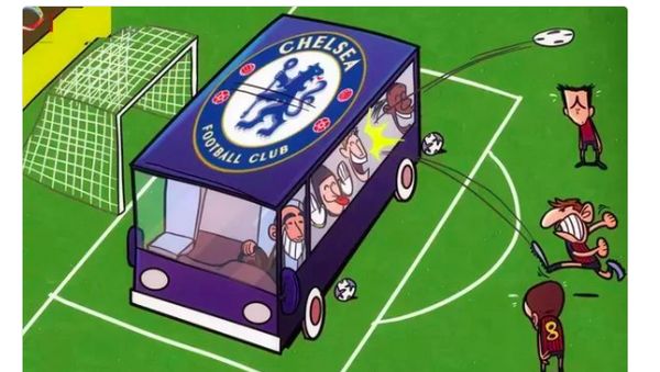 Meme Lucu Soal Chelsea Parkir Bus Lawan City
