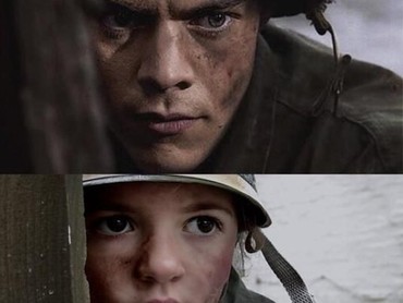 Aksinya kala mengikuti Harry Styles di film Dunkirk. (Dok. Instagram/dontcallmeoscar)