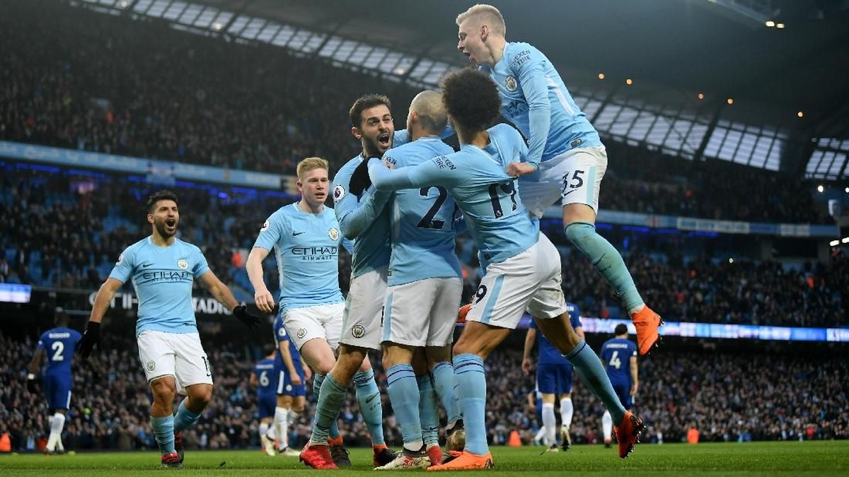 Gol tunggal Bernardo Silva jadi penentu kemenangan Manchester City atas Chelsea (Laurence Griffiths/Getty Images)