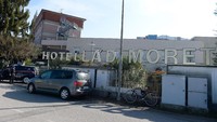 Di hotel inilah Astori dan skuat Fiorentina menginap. Hotel La di Moret merupakan hotel bintang empat di kota Udine. (Foto: Dino Panato/Getty Images)