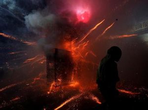 Ritual Penyembuhan dengan Petasan