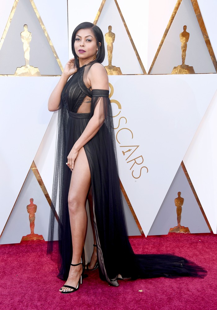 Taraji P.Henson tampil sangat seksi saat tampil di acara yang digelar di Hollywood, California, AS pada Minggu (4/3). Frazer Harrison/Getty Images.