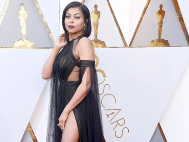 Taraji P.Henson tampil sangat seksi saat tampil di acara yang digelar di Hollywood, California, AS pada Minggu (4/3). Frazer Harrison/Getty Images.