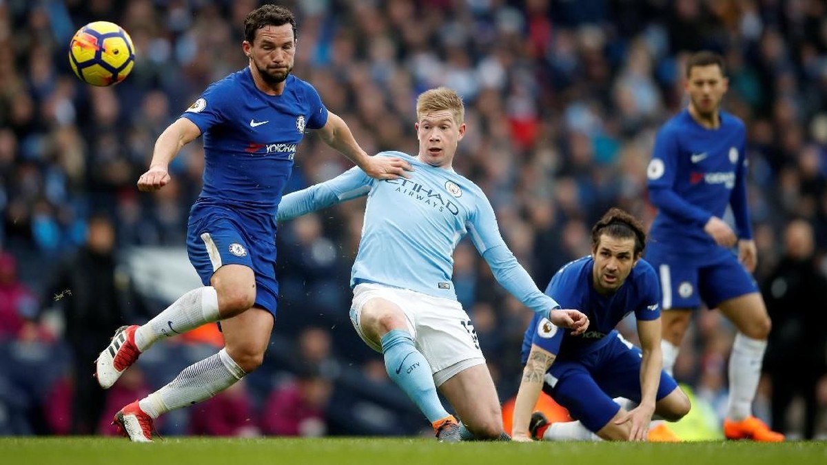 Chelsea tak membuat satu pun tembakan ke arah gawang di laga melawan Man City (Carl Recine/Action Images via Reuters)