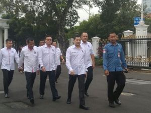 Foto: Hary Tanoe dan Pengurus Perindo Bertemu Jokowi di Istana