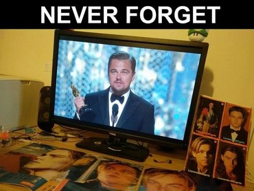 Banyak yang susah move on dengan momen Oscar pertama Leonardo DiCaprio. (Dok. Ist)