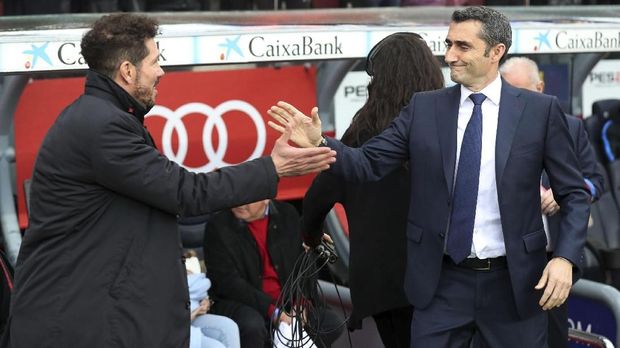 Menghadapi Atletico Madrid membuat Ernesto Valverde teringat momen ketika masih melatih Athletic Bilbao.