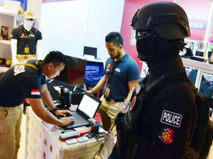 Mengunjungi Pameran Bareskrim Polri 2018