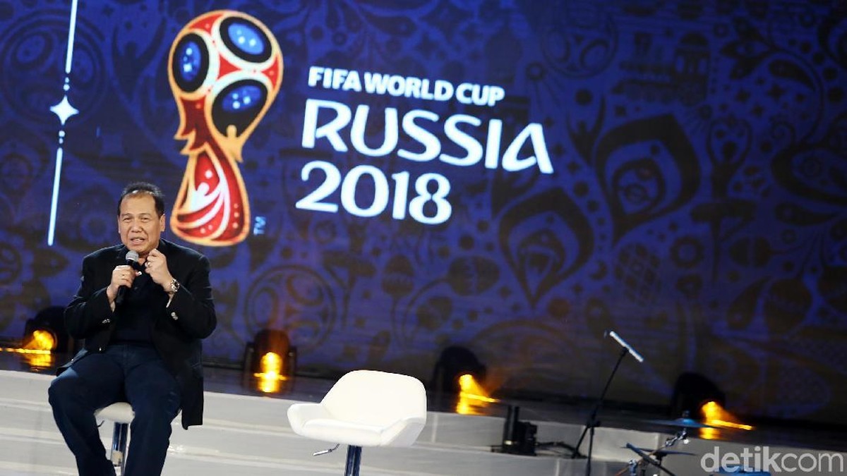 CT mengajak gila bola Indonesia nobar Piala Dunia (Muhammad Ridho/detikSport)