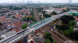 Penampakan Flyover Bintaro Permai Dilihat dari Udara