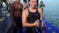 Mengintip Olahraga Dua Tentara Cantik yang Berhasil Taklukan Selat Sunda