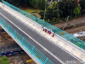 Flyover Bintaro Permai dari Lensa Drone