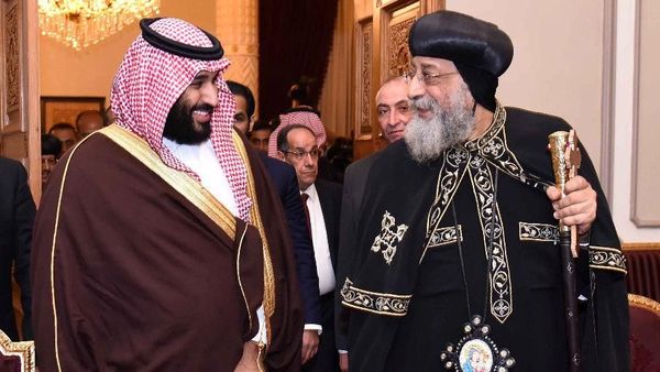 Foto: Putra Mahkota Saudi Temui Imam Besar Al-Azhar dan Kepala Gereja