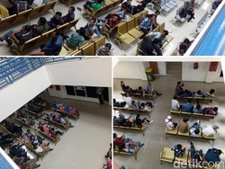 Aplikasi Ujian Online di Satpas SIM Daan Mogot Pulih, Warga Antre