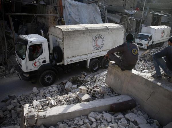 Bulan Sabit Merah Masuki Ghouta Timur