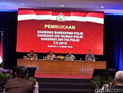 Pimpinan KPK, Jaksa Agung, Kapolri Hadiri Rakernas Bareskrim Polri