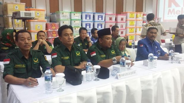 Pendukung Meriahkan Penetapan PBB Sebagai Peserta Pemilu 2019