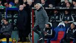 Foto: Momen Mourinho Jatuh Terpeleset lalu Tertawa-tawa