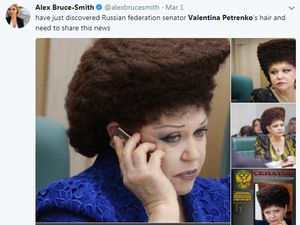 Politikus Wanita Rusia Jadi Viral karena Gaya Rambutnya yang Unik dan Lucu Politikus Wanita Rusia Jadi Viral karena Gaya Rambutnya yang Unik dan Lucu