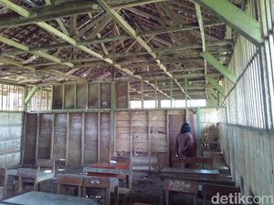 Trenyuh, Seperti Ini Kondisi Bangunan SDN 4 Randurejo di Grobogan