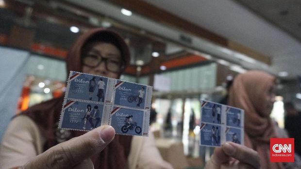 Kisah Cinta Dilan dan Milea Jadi Koleksi Prangko